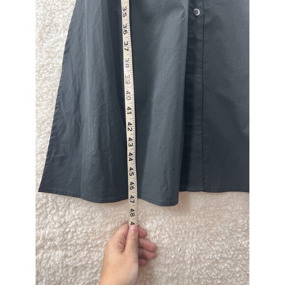 Rails Women Irie Midi Shirt Dress Size S Black Long Sleeve Collared Button Down - Picture 12 of 13